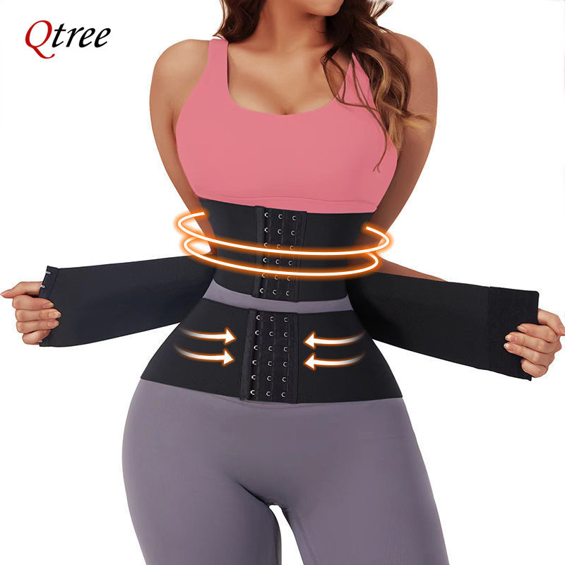 Shapewear Bodysuit Firm - Qtree อัพเกรดเอวเทรนเนอร์ Snatch Up Tummy Control
