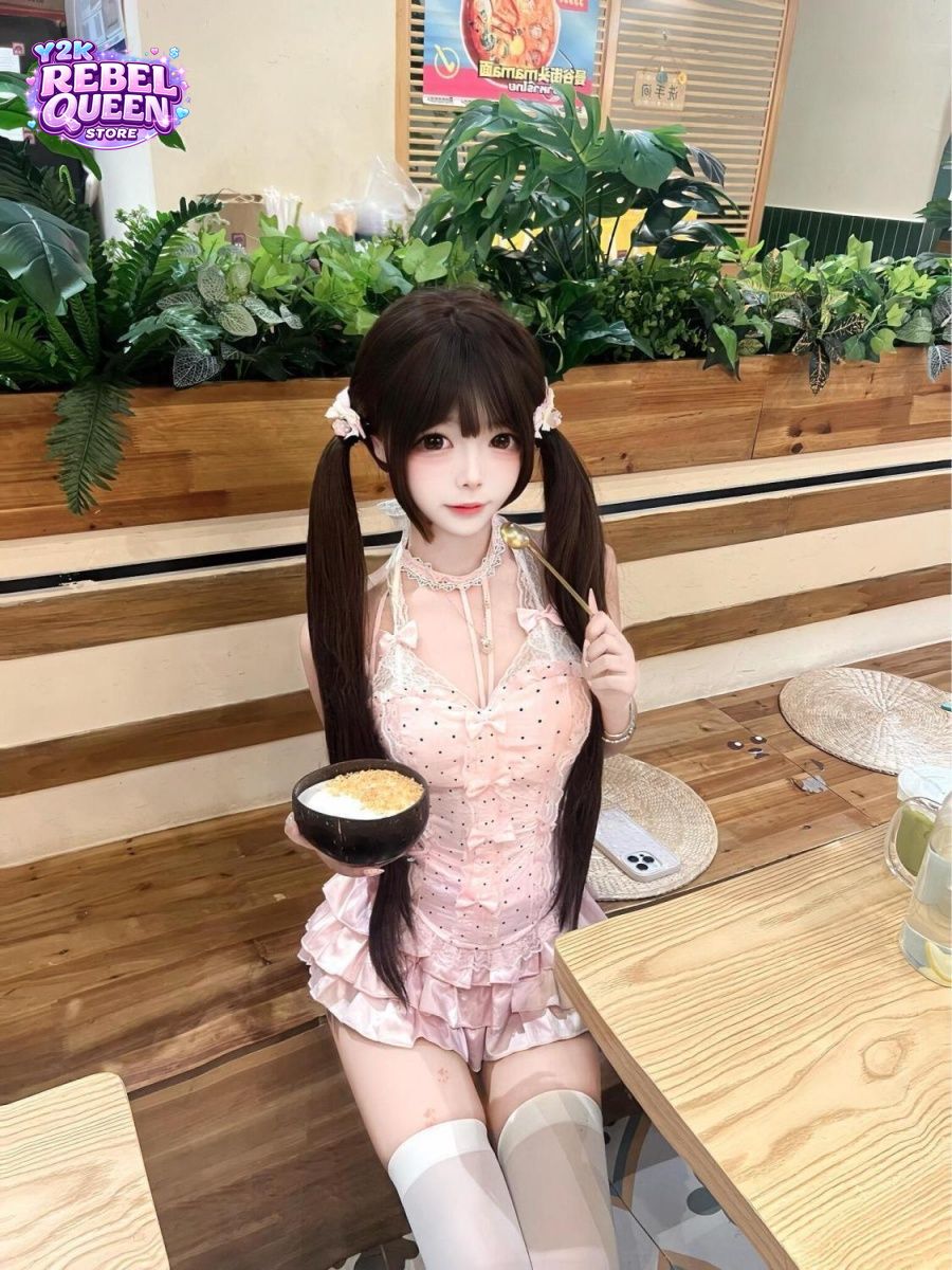 Cami Top Lace - ชุดเซ็ต 2 ชิ้น Sweet Pure Desire