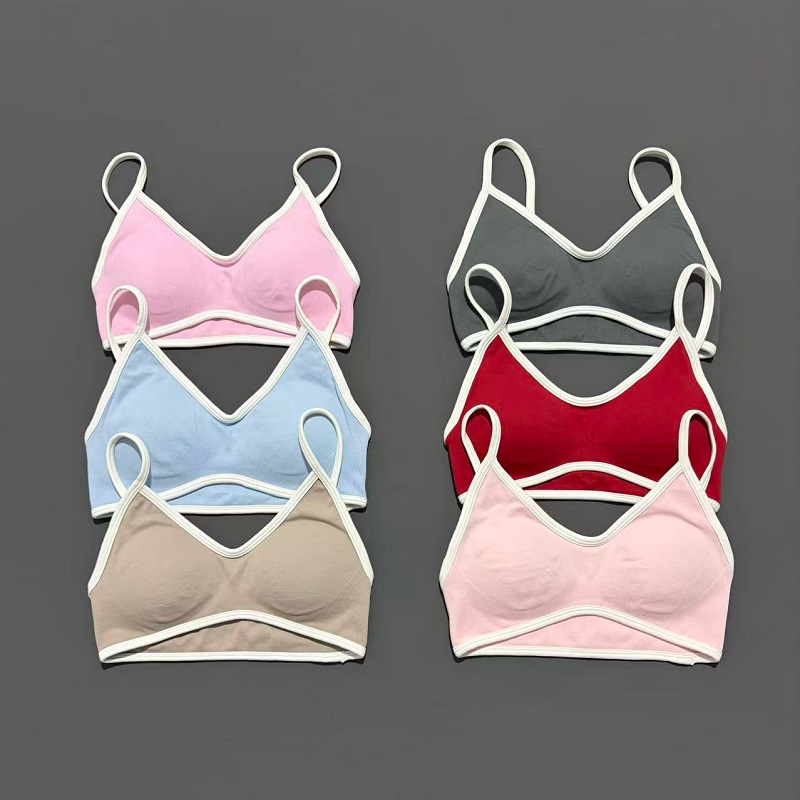 Push Up Bra Padded - เสื้อชั้นในกีฬาสำหรับผู้หญิง ปรับระดับได้ รองรับแรงกระแทกสูง เสื้อออกกำลังกาย ฟิตเนส โยคะ