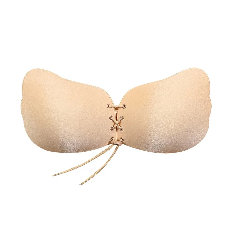Silicone Bra Adhesive - บราไร้สายแบบแปะ ซิลิโคนบาง ไร้รอยต่อ สวมใส่สบาย ยกกระชับ ไร้สาย