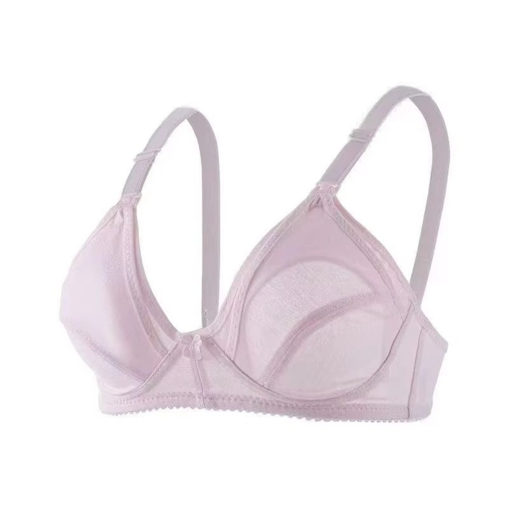 Nursing Bra Sleep - เสื้อชั้นในให้นมบุตรผ้าฝ้าย ไซส์ใหญ่ แบบเปิดด้านหน้า ไม่มีโครง สำหรับคุณแม่