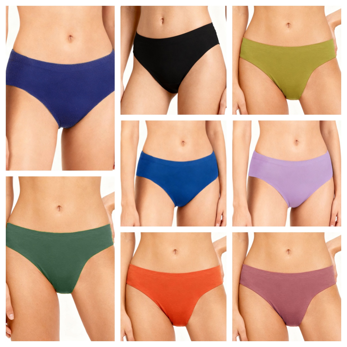 Seamless Underwear Women - กางเกงชั้นในไร้ตะเข็บสำหรับวันมีประจำเดือน Zeriluna เนื้อผ้านุ่มลื่น สบายผิว ระบายอากาศได้ดี ซึมซับความชื้น