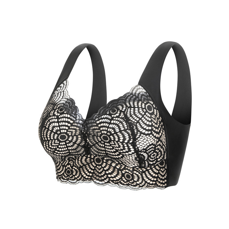 Seamless Underwear Women - เสื้อชั้นในลูกไม้ไร้โครงสำหรับผู้หญิง L'bellagiovanna สวมใส่สบาย ยืดหยุ่น ไร้รอยต่อ น้ำหนักเบา