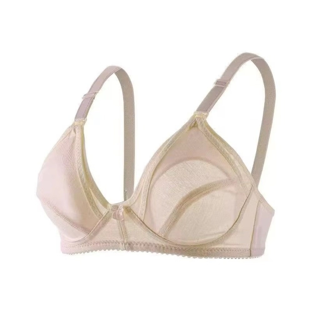 Nursing Bra Sleep - เสื้อชั้นในสำหรับให้นมบุตรแบบไร้โครง ผ้าฝ้าย ไซส์ใหญ่ แบบเปิดหน้าอก ชุดชั้นในสำหรับนอนหลับ ผ้าฝ้าย