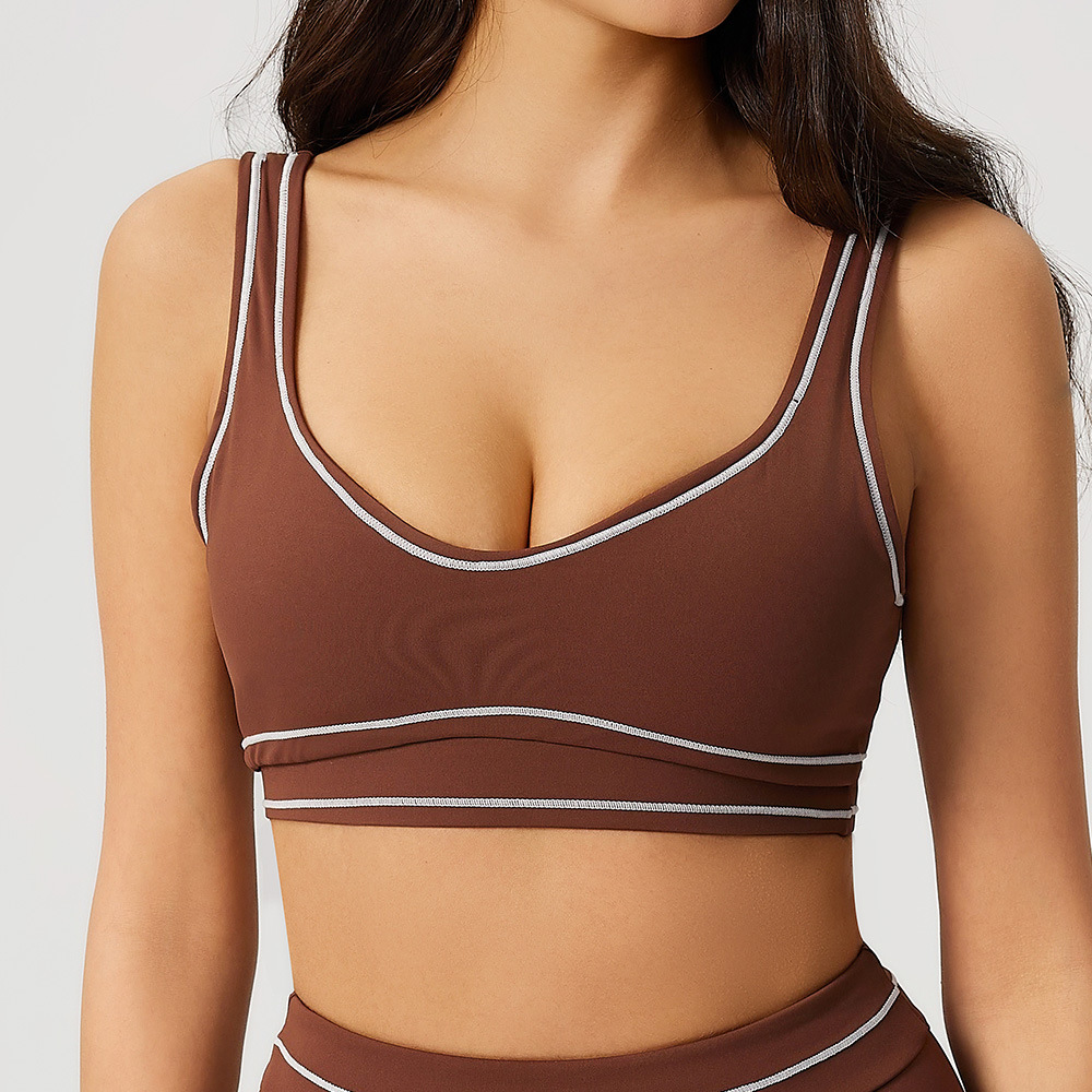 Push Up Bra Padded - เสื้อชั้นในกีฬาผู้หญิง รุ่นปี 2026 แบบ Halter สวมใส่สบายเหมือนไม่ได้ใส่