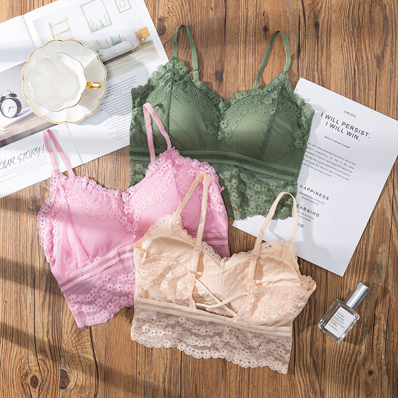 Strapless Bra Backless - 3D ชุดชั้นในลูกไม้สุดเซ็กซี่บราบราทรงสปอร์ตไร้รอยต่อบรายกทรงเปิดหลังแบบตัวยูชุดชั้นในผู้หญิง