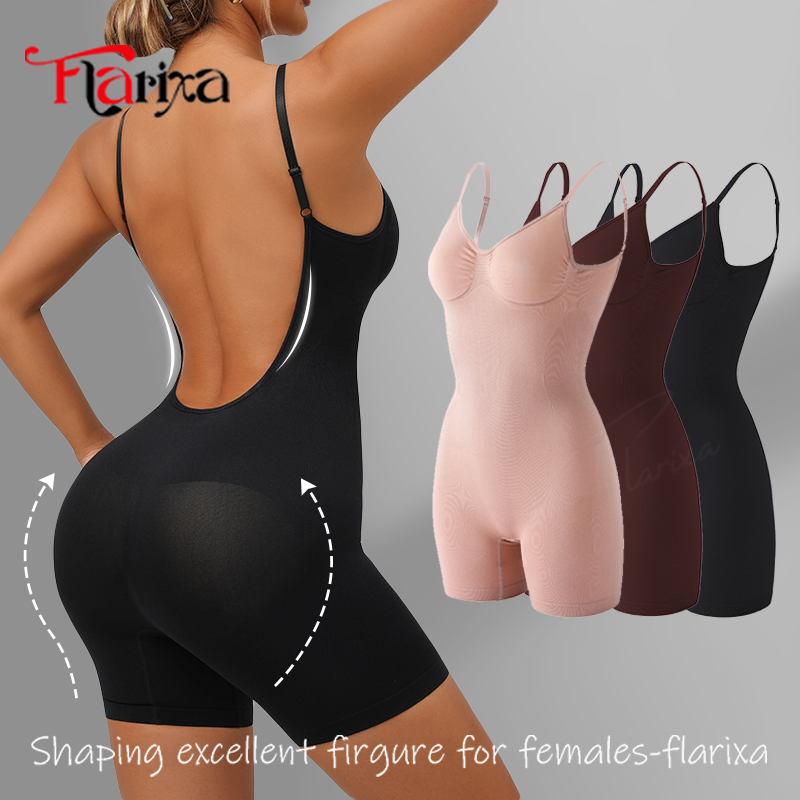 Seamless Underwear Women - ชุดกระชับสัดส่วน Flarixa รุ่นใหม่ แบบไร้รอยต่อ ช่วยเก็บหน้าท้อง กระชับต้นขา