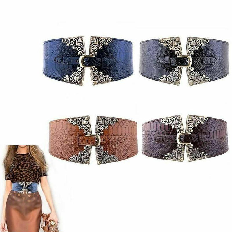 ผู้หญิงยืดหยุ่นเข็มขัด Vintage - Corset Waist Cinch บทวิจารณ์และราคา