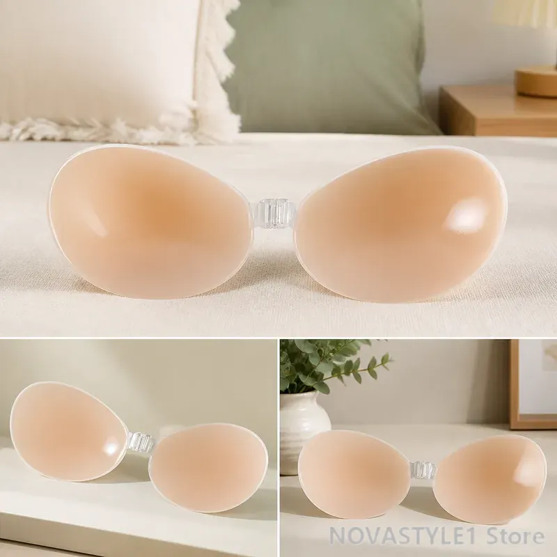 แผ่นซิลิโคนยกกระชับหน้าอก 2 ชิ - Silicone Bra Adhesive บทวิจารณ์และราคา