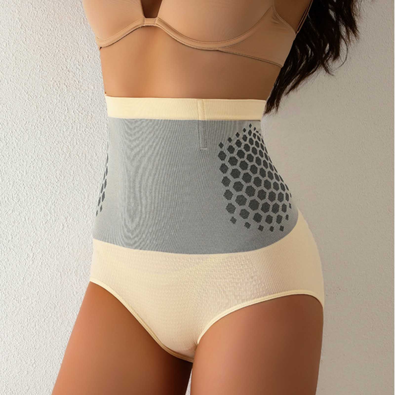 กางเกงในกระชับสัดส่วนเอวสูงสำห - Seamless Underwear Women บทวิจารณ์และราคา