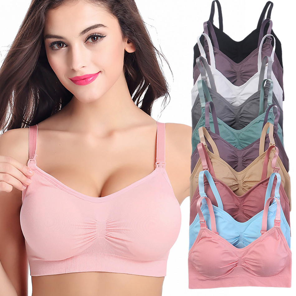 Breathable คลอดบุตรตั้งครรภ์ B - Nursing Bra Sleep บทวิจารณ์และราคา