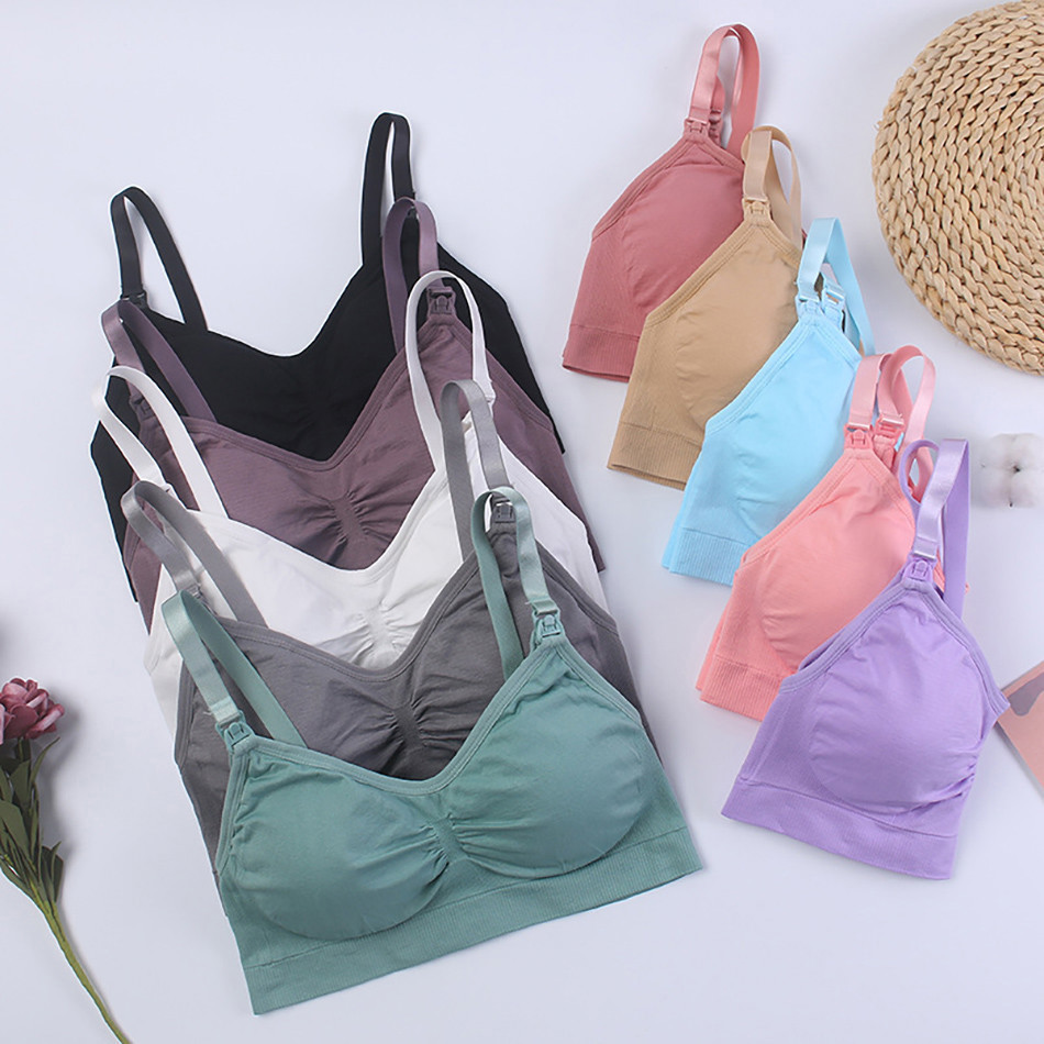 Breathable คลอดบุตรตั้งครรภ์ B - Nursing Bra Sleep บทวิจารณ์และราคา