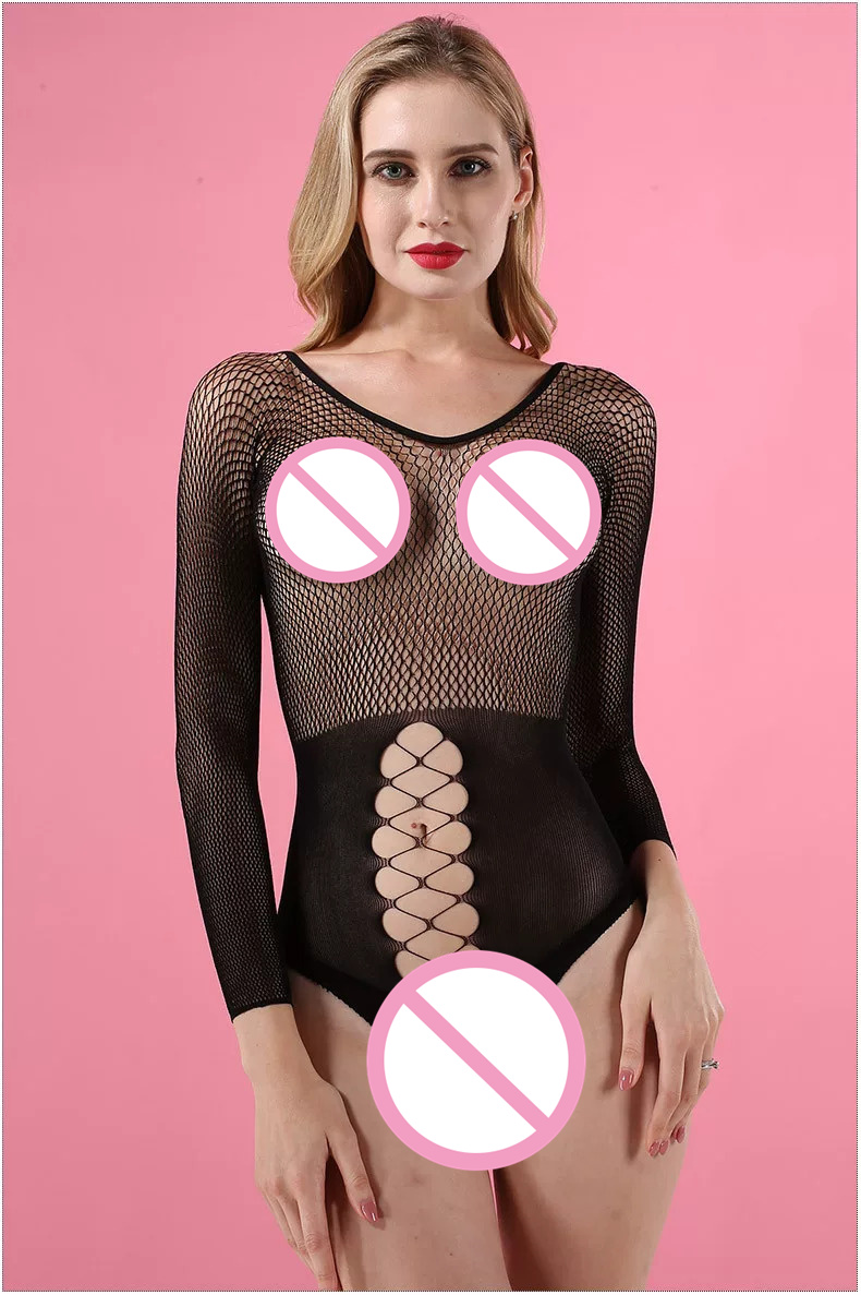 ชุดบอดี้สูทตาข่ายสีดำเซ็กซี่สำ - Bodystocking Fishnet บทวิจารณ์และราคา