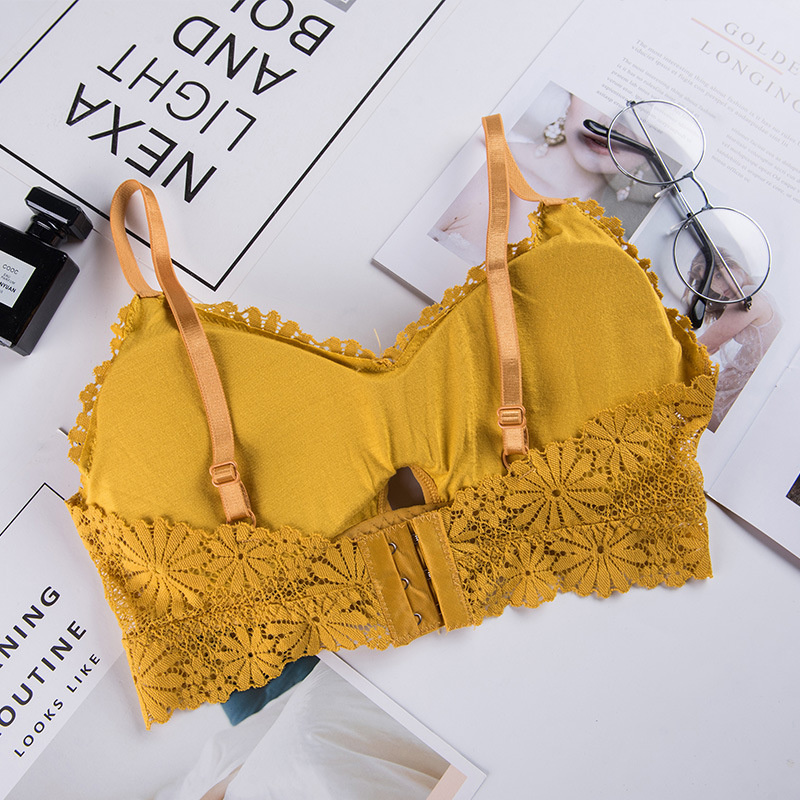 3D ชุดชั้นในลูกไม้สาวเซ็กซี่ชุ - Strapless Bra Backless บทวิจารณ์และราคา