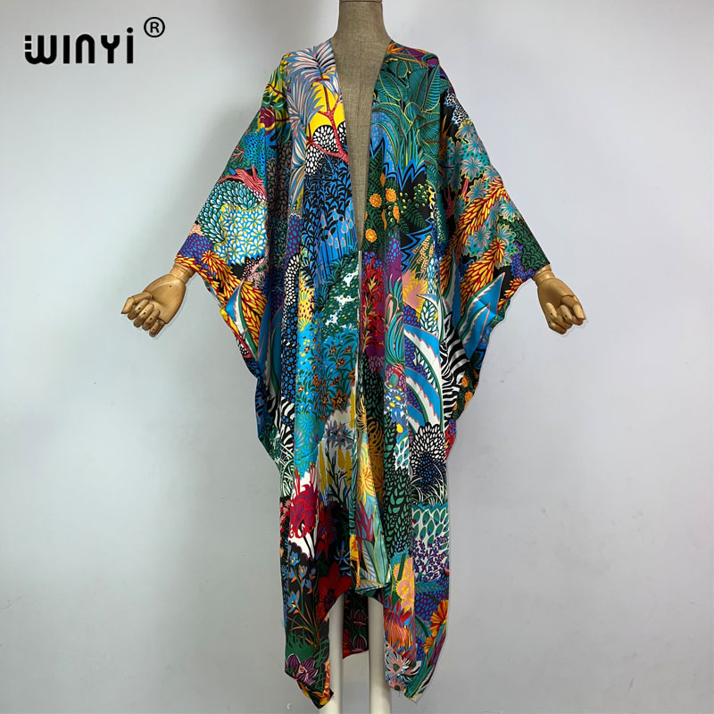 WINYI Middle East Kimono ผู้หญ - Robe Silk Women บทวิจารณ์และราคา