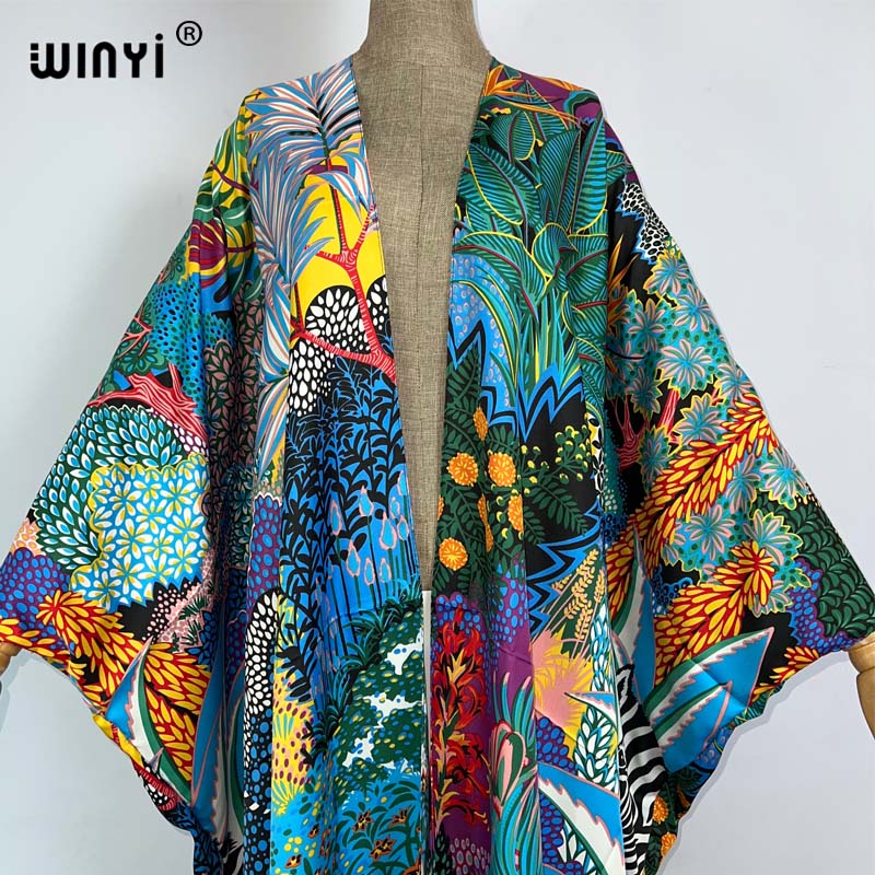 WINYI Middle East Kimono ผู้หญ - Robe Silk Women บทวิจารณ์และราคา