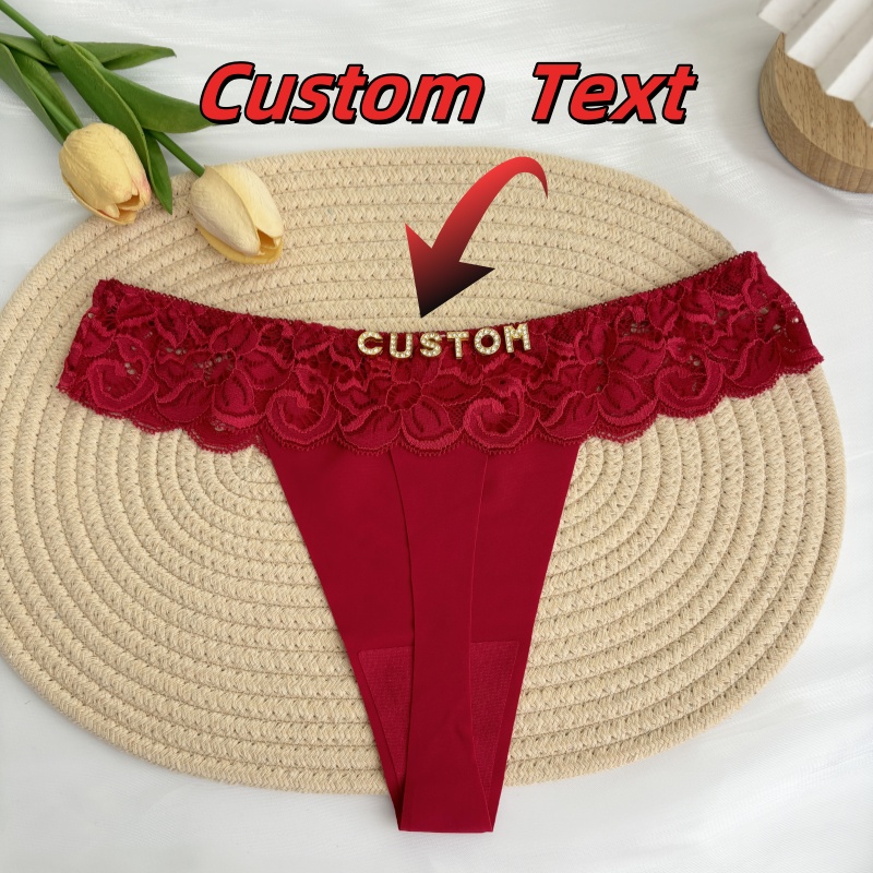 CUSTOM CUSTOM Thong ชื่อคริสตั - Thong Bikini Women บทวิจารณ์และราคา
