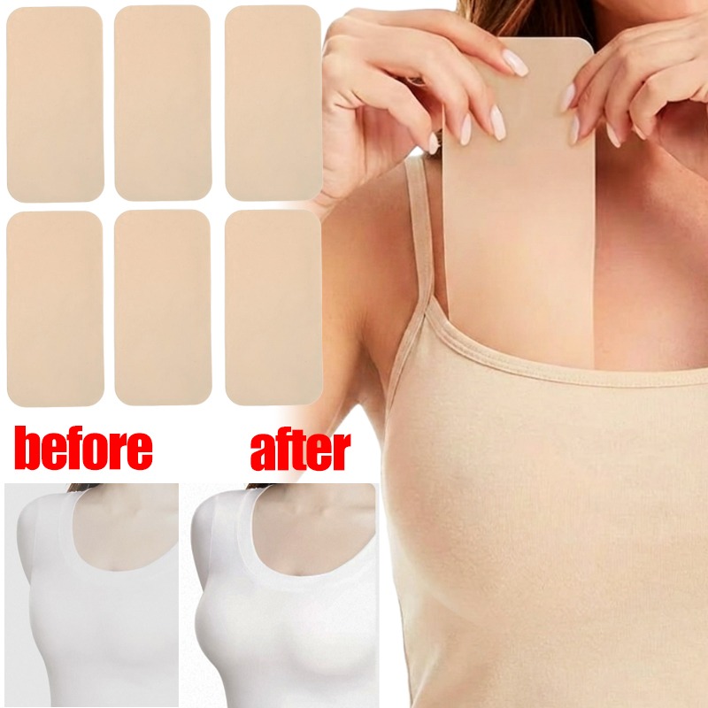 เทปยกกระชับหน้าอกซิลิโคน แผ่นป - Push Up Bra Padded บทวิจารณ์และราคา
