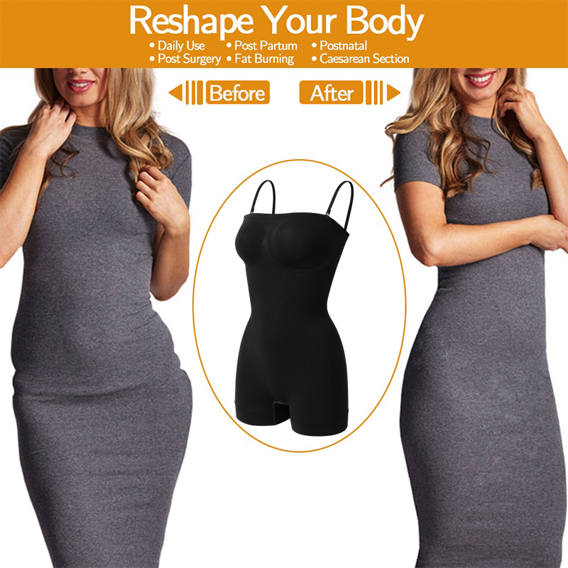 ชุดกระชับสัดส่วนที่ไม่มีสายหนั - Shapewear Bodysuit Firm บทวิจารณ์และราคา