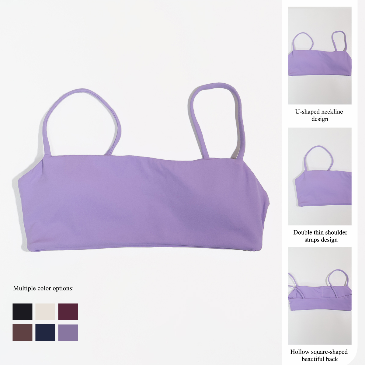 Ctenkevet บราโยคะแห้งเร็วรุ่นใ - Push Up Bra Padded บทวิจารณ์และราคา