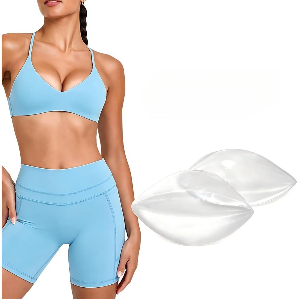 แผ่นซิลิโคนเสริมหน้าอกแบบติดกา - Push Up Bra Padded บทวิจารณ์และราคา