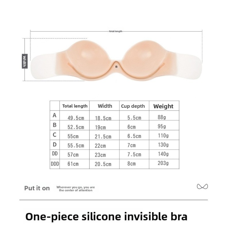 บราซิลิโคนไร้สายแบบแปะ ยกกระชั - Strapless Bra Backless บทวิจารณ์และราคา