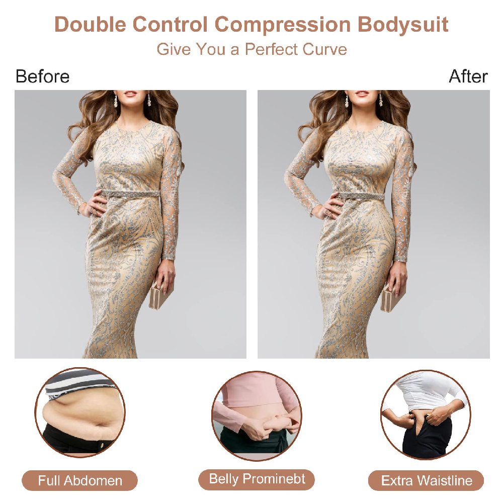 ชุดบอดี้สูทกระชับสัดส่วนสำหรับ - Shapewear Bodysuit Firm บทวิจารณ์และราคา