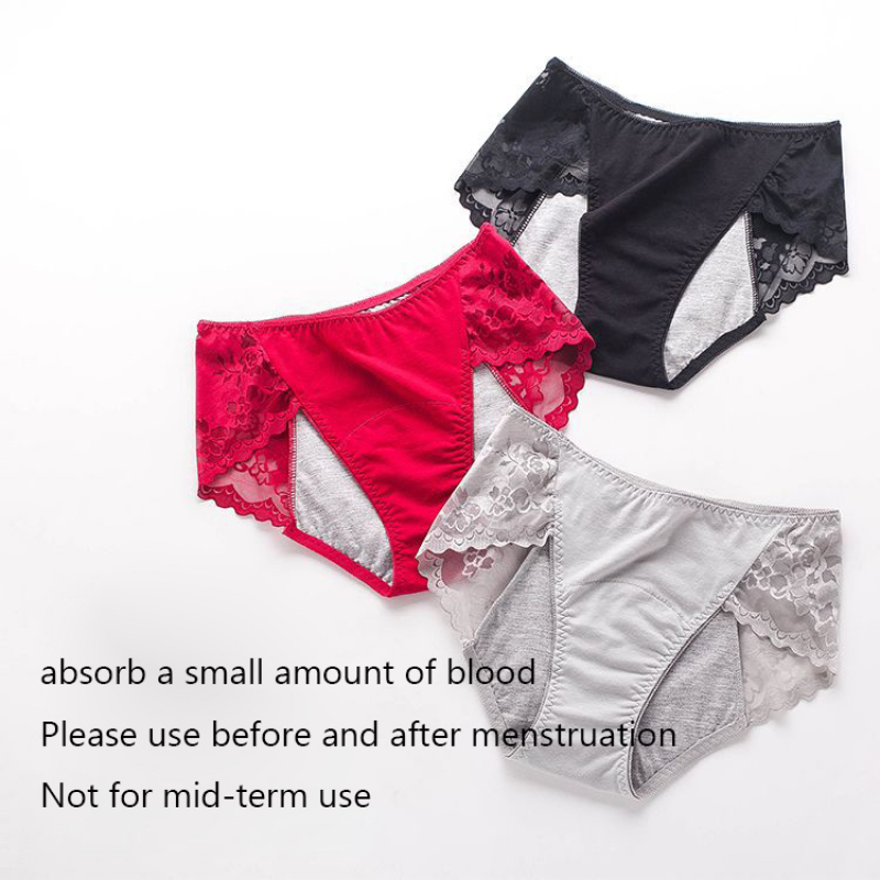 3XL ขนาดใหญ่เซ็กซี่ลูกไม้ดูดซั - Period Panty Absorbent บทวิจารณ์และราคา