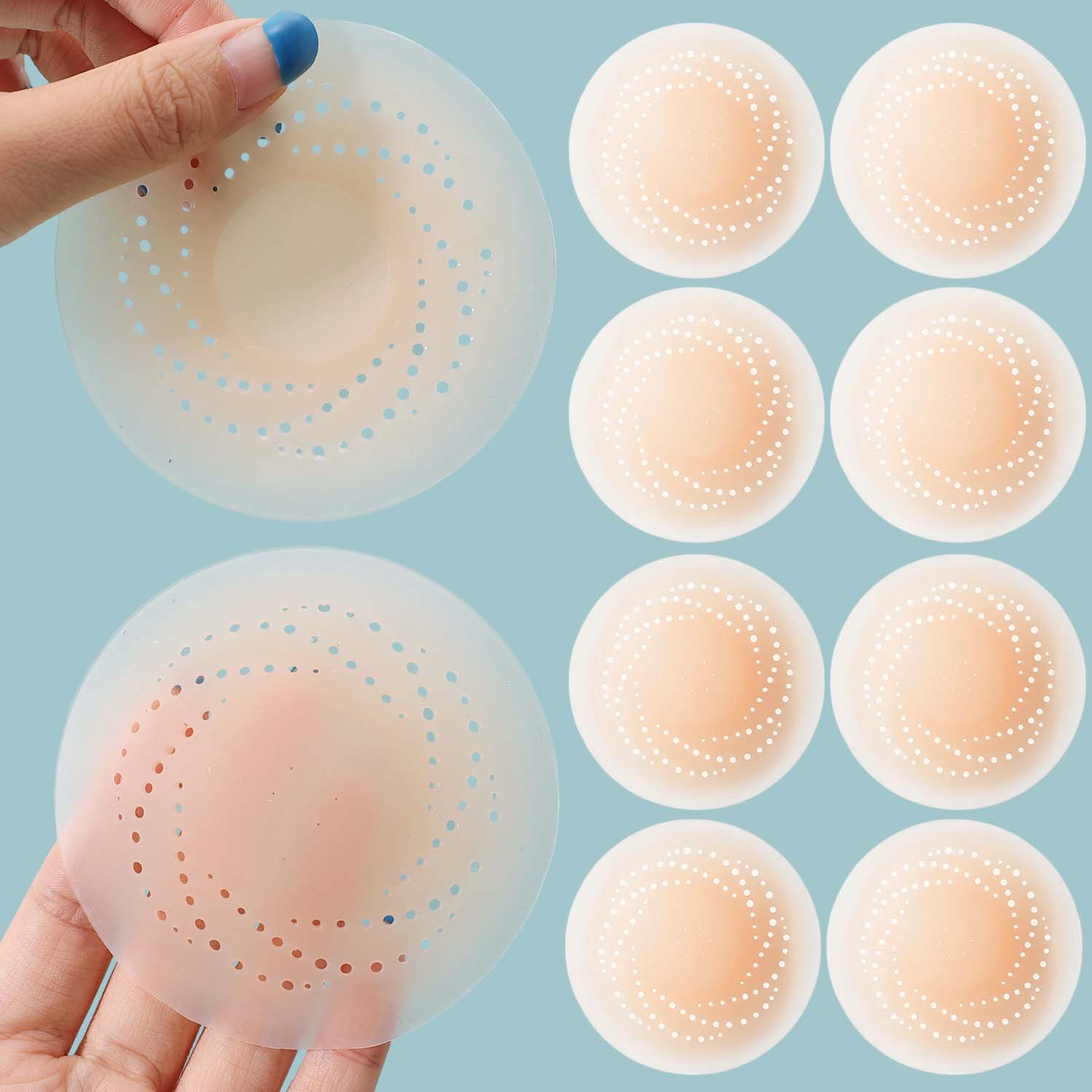 แผ่นปิดจุกนมซิลิโคนแบบแปะติดเอ - Silicone Bra Adhesive บทวิจารณ์และราคา