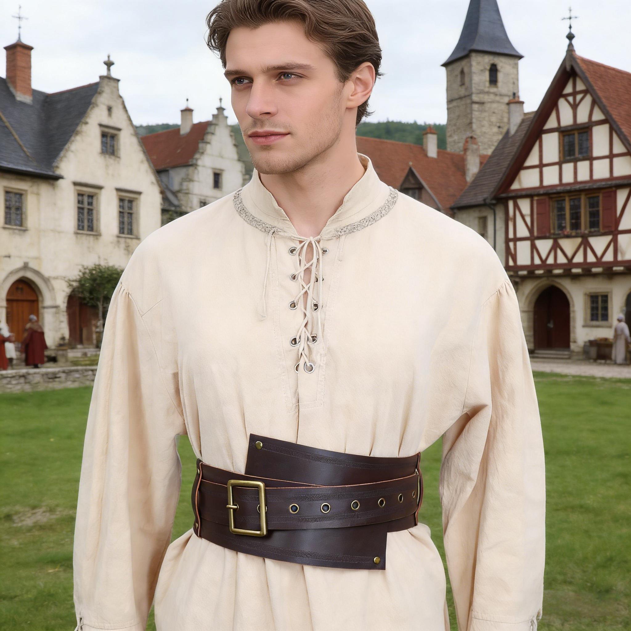 เข็มขัดคอร์เซ็ทแบบผูกเชือกหนัง - Corset Waist Cinch บทวิจารณ์และราคา