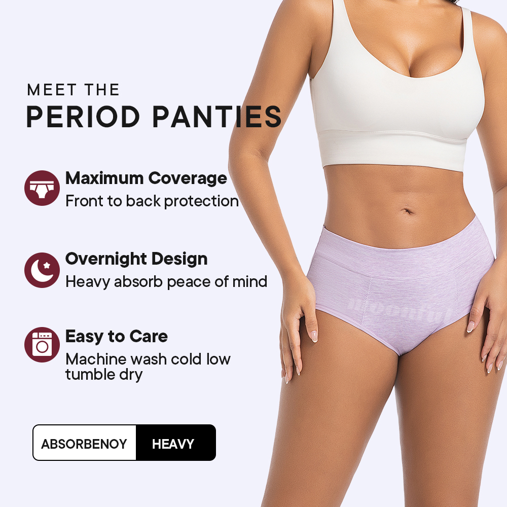 กางเกงในประจำเดือนสำหรับผู้หญิ - Period Panty Absorbent บทวิจารณ์และราคา