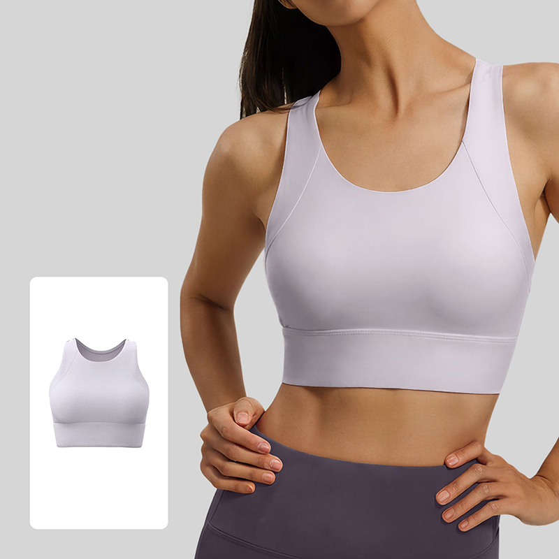 เสื้อชั้นในโยคะแบบ Racerback แ - Sports Bra High Impact บทวิจารณ์และราคา