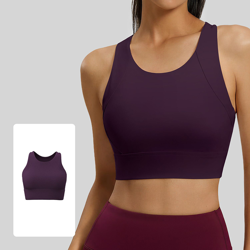 เสื้อชั้นในโยคะแบบ Racerback แ - Sports Bra High Impact บทวิจารณ์และราคา