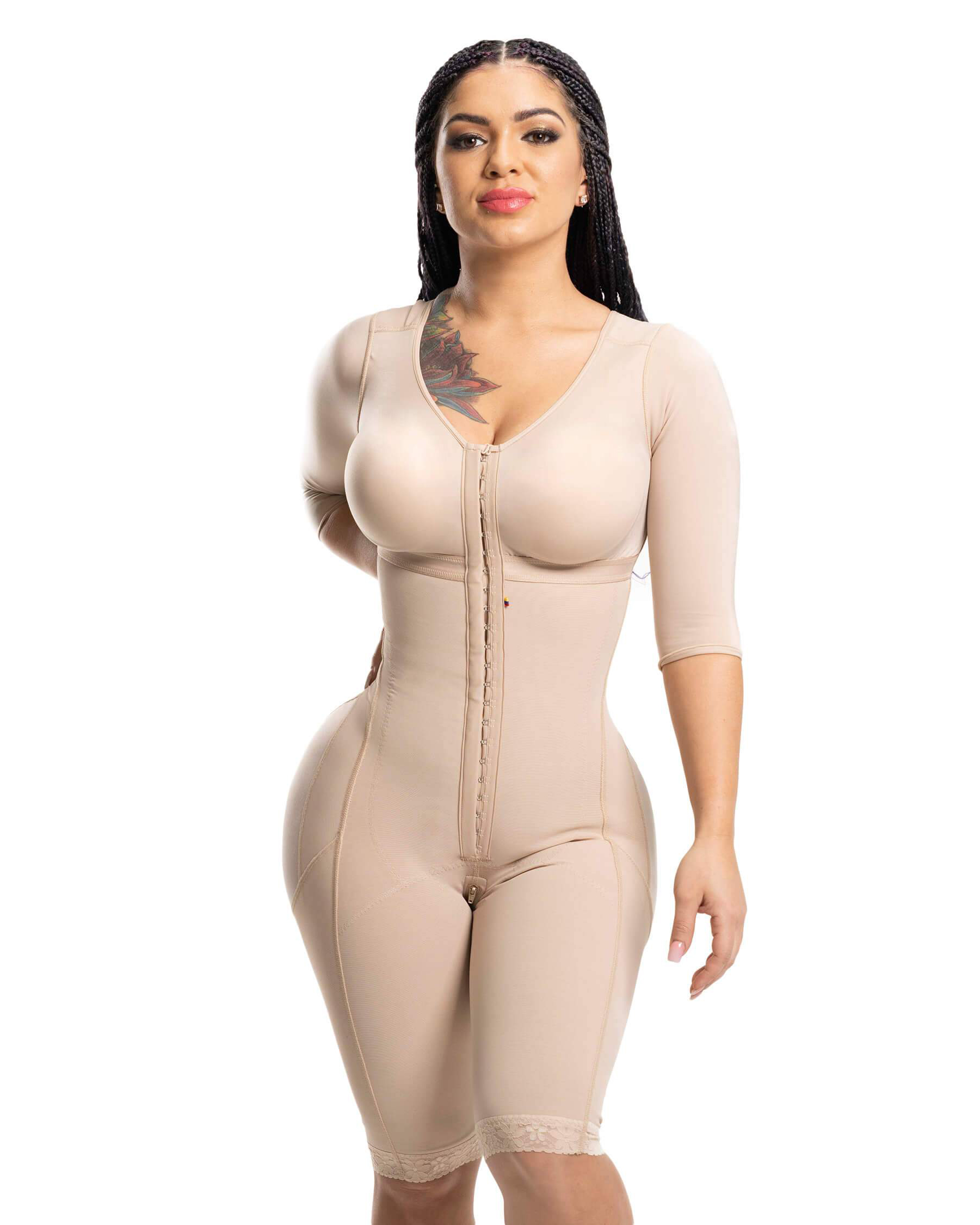 Fajas colombianas แขนยาวรัดรูป - Shapewear Bodysuit Firm บทวิจารณ์และราคา