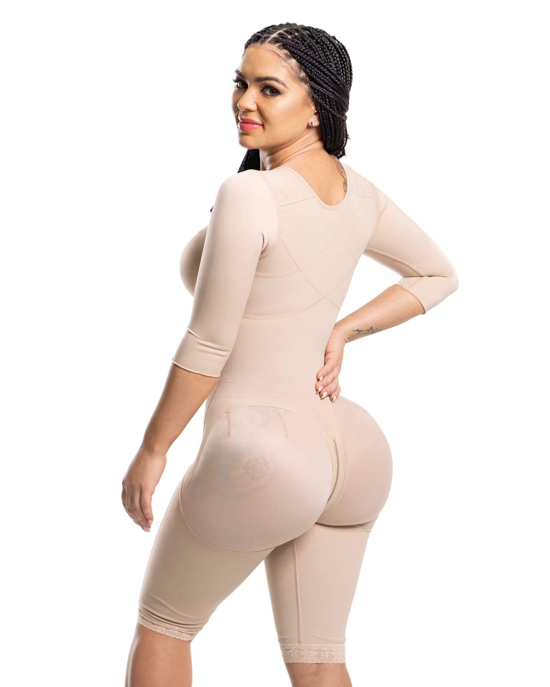 Fajas colombianas แขนยาวรัดรูป - Shapewear Bodysuit Firm บทวิจารณ์และราคา