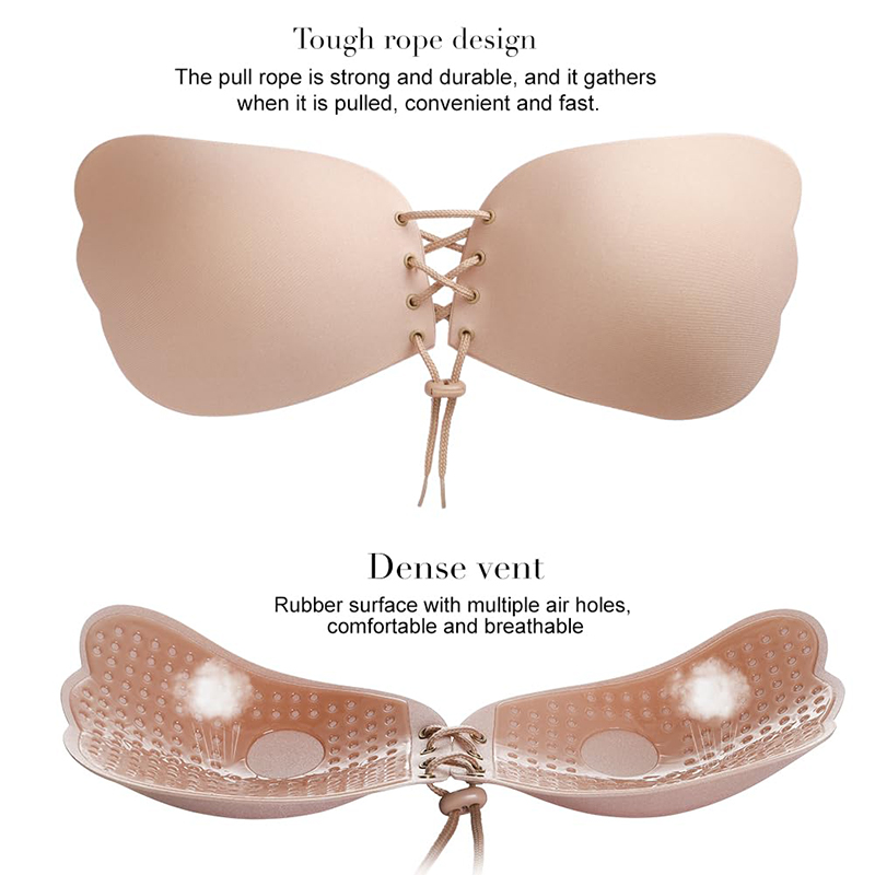 1/2คู่ผู้หญิงฤดูร้อนBackless B - Strapless Bra Backless บทวิจารณ์และราคา