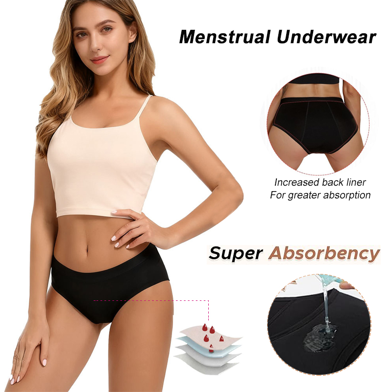 กางเกงในประจำเดือนแบบซึมซับมาก - Period Panty Absorbent บทวิจารณ์และราคา
