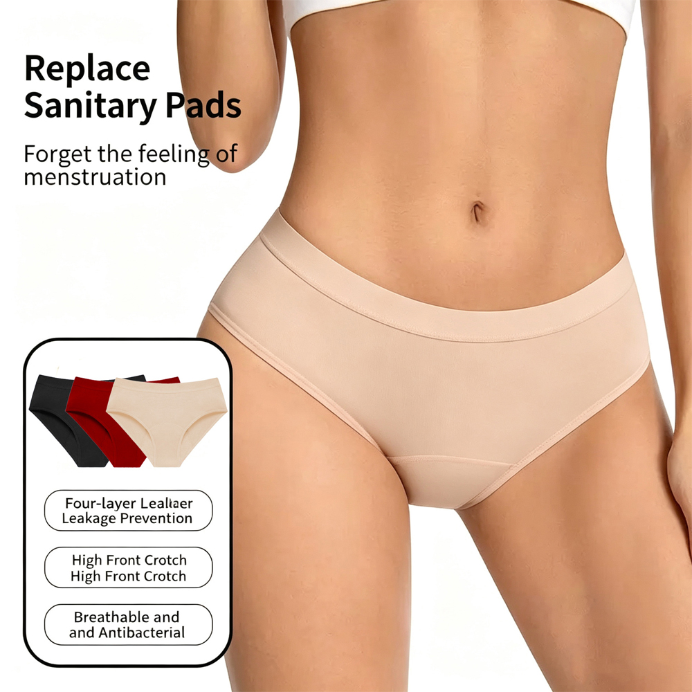 3 ชิ้น Heavy Flow ประจําเดือนก - Period Panty Absorbent บทวิจารณ์และราคา