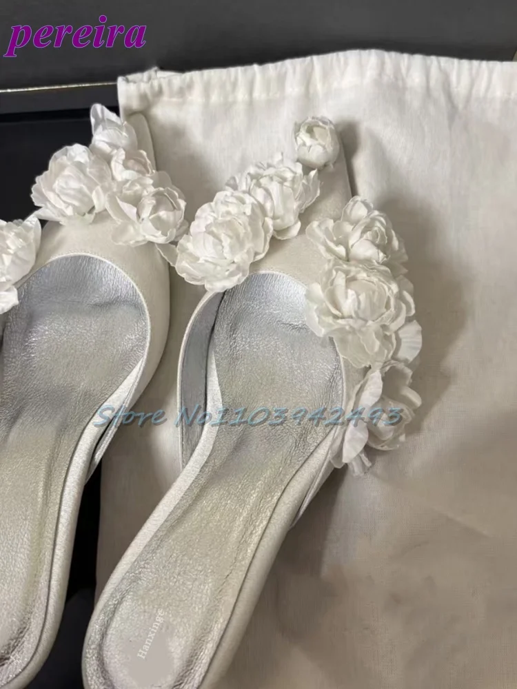 Multi ดอกไม้งานแต่งงานรองเท้าแ - Slip Dress Satin บทวิจารณ์และราคา
