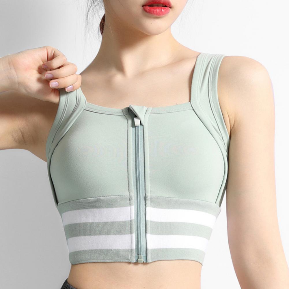 เสื้อชั้นในกีฬาไนลอนแบบซิปด้าน - Sports Bra High Impact บทวิจารณ์และราคา