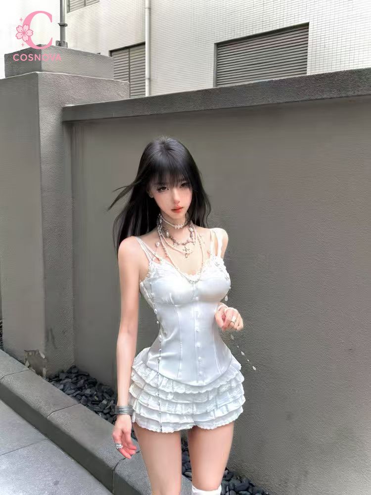 ชุดเซ็ต 2 ชิ้น เสื้อครอปสายเดี - Cami Top Lace บทวิจารณ์และราคา