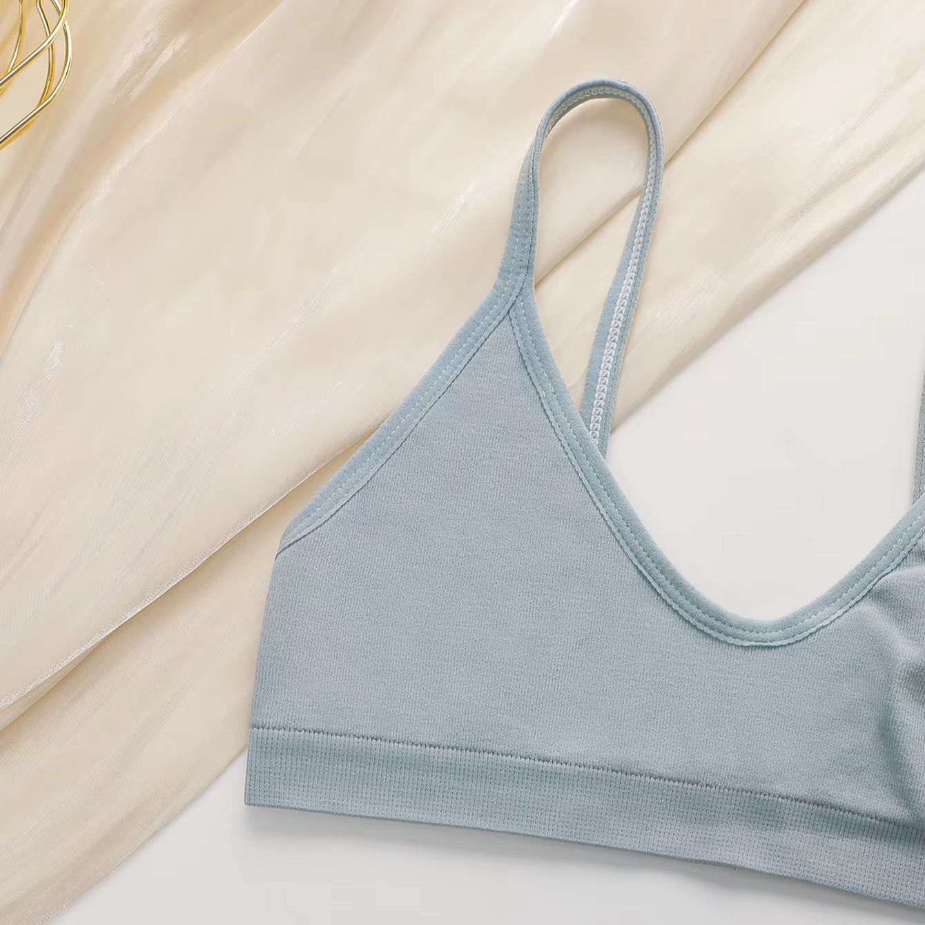 บราไร้โครงสำหรับผู้หญิง บราเล็ - Bralette Wireless Soft บทวิจารณ์และราคา