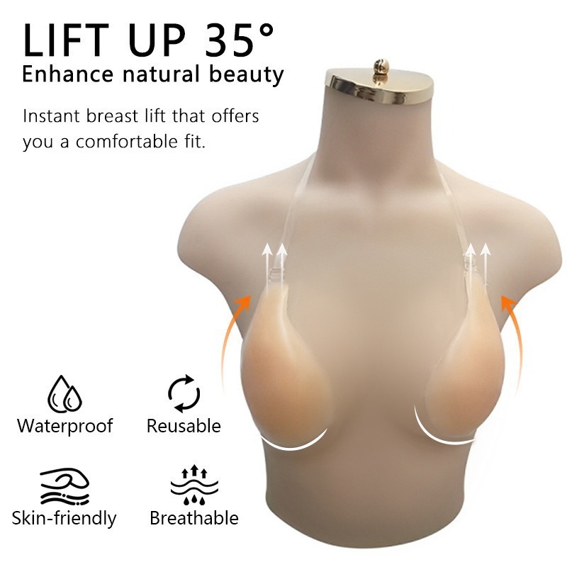 บราซิลิโคนแบบใสสำหรับฤดูร้อน 1 - Silicone Bra Adhesive บทวิจารณ์และราคา