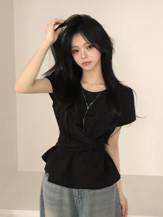 เสื้อสเวตเตอร์สไตล์เกาหลีสำหรั - Corset Waist Cinch บทวิจารณ์และราคา