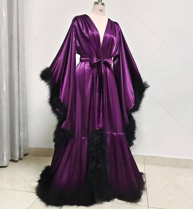 ชุดคลุมอาบน้ำแบบกำหนดเองสำหรับ - Robe Silk Women บทวิจารณ์และราคา
