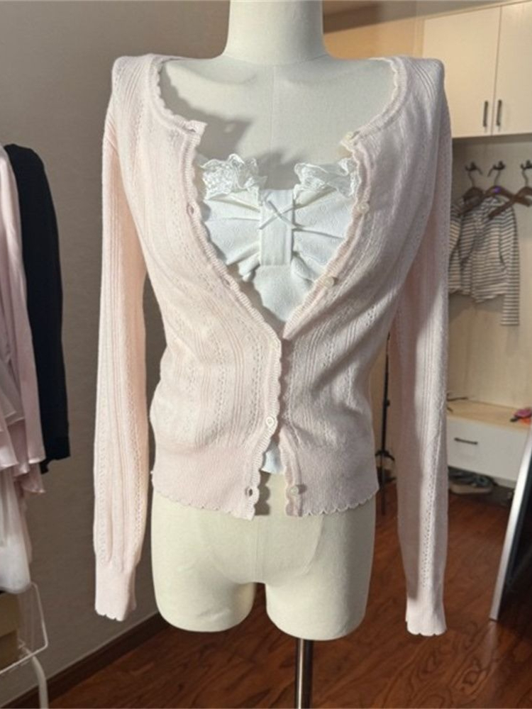 ชุดเซ็ต 3 ชิ้น เสื้อคาร์ดิแกนไ - Cami Top Lace บทวิจารณ์และราคา