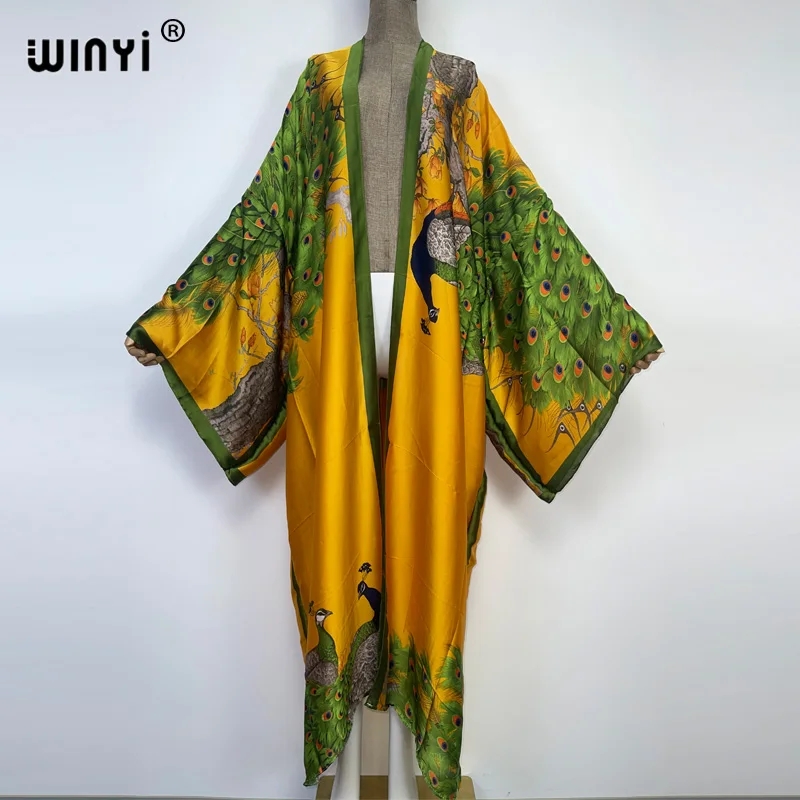 เสื้อคลุมคาร์ดิแกน WINYI 2026  - Robe Silk Women บทวิจารณ์และราคา