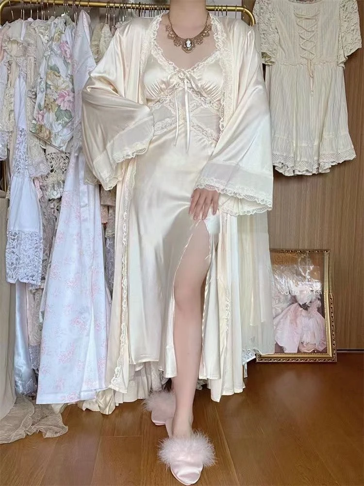 ผ้าไหม Robe Gown ชุดผู้หญิง Ge - Robe Silk Women บทวิจารณ์และราคา