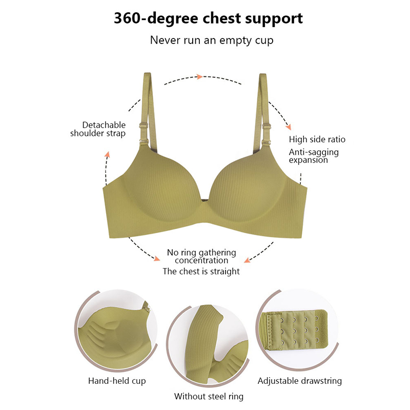 บราดันทรง FallSweet สำหรับผู้ห - Bralette Wireless Soft บทวิจารณ์และราคา